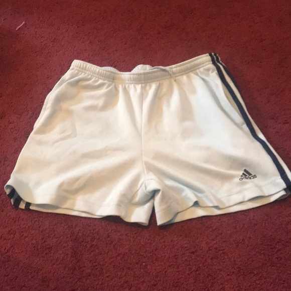 adidas Pants - Light blue adidas mesh shorts